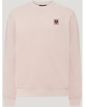 Belstaff Men's Sweatshirt Cotton Fleece - Natural