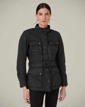 Belstaff Trialmaster Motorcycle Icon Jacket - Black