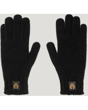 Belstaff Unisex Watch Gloves Lambswool - Black