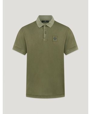 Belstaff Hockley Polo Negative Dye Jersey - Green