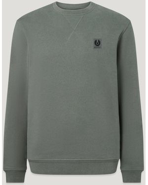 Belstaff Men's Sweatshirt Cotton Fleece - Grey