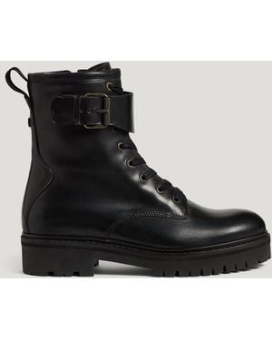 Belstaff Women's Shelburne Boot Smooth Leather - Black