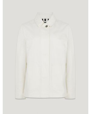 Belstaff Creek Jacket Rinsed Denim - White