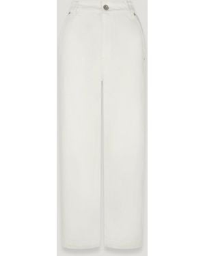 Belstaff Carrick Pant Rinsed Denim Size Us - White