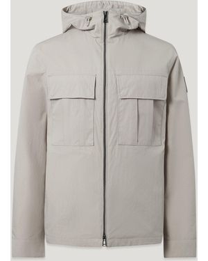 Belstaff Men's Container Overshirt Compact Technical Cotton - Grey