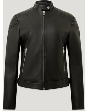 Belstaff Women's Mollison Jacket Nappa Leather - Black