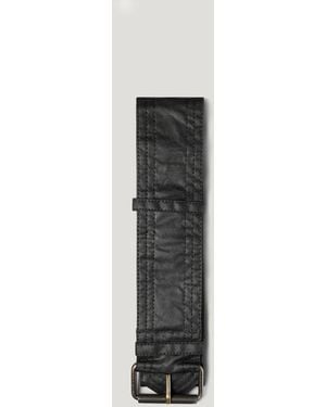 Belstaff Women's Replacement Trialmaster Belt Waxed Cotton - Black
