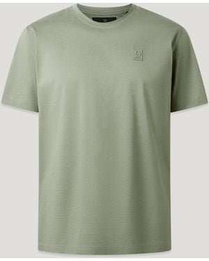 Belstaff Men's Steel T-shirt Mercerised Cotton - Green