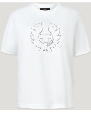 Belstaff Women's Phoenix Graphic T-shirt Cotton Jersey - White