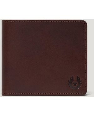Belstaff Unisex Hanchurch Bifold Wallet Smooth Leather - Brown