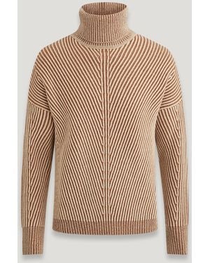 Belstaff Centenary Roll Neck Jumper - Natural
