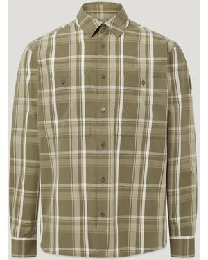 Belstaff Men's Fleet Shirt Cotton Check - Multicolour