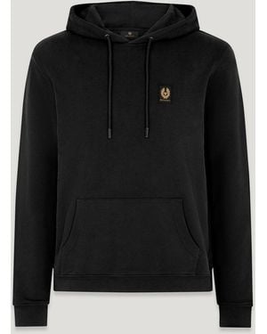 Belstaff Men's Hoodie Cotton Fleece - Black