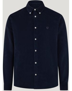 Belstaff Cotton Corduroy Street Shirt - Blue