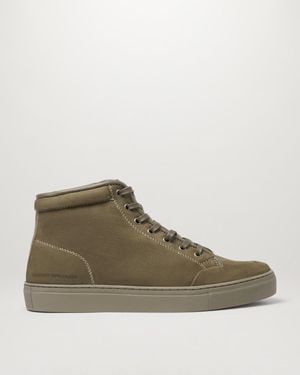 Belstaff Rally High Top Trainers - Green
