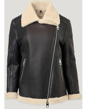 Belstaff Women's Virden Shearling Jacket - Black