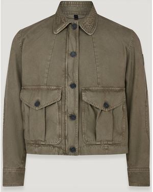 Belstaff Cs60 Cropped Jacket - Green