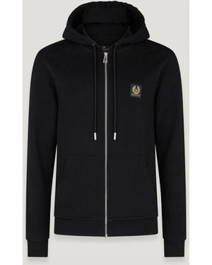 Belstaff Full Zip Hoodie - Black