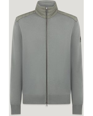 Belstaff Kelby Zip Cardigan - Grey