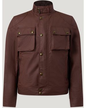 Belstaff Men's Racemaster Icon Jacket Waxed Cotton - Brown