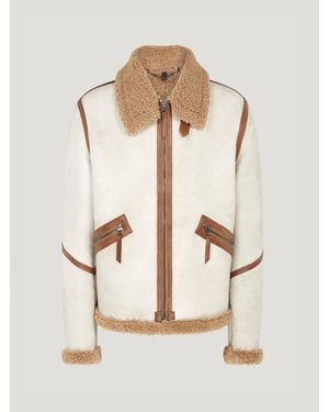 Belstaff Centenary Flight Jacket - Natural