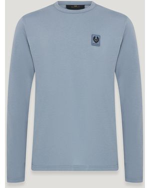 Belstaff Long Sleeved T-shirt - Blue
