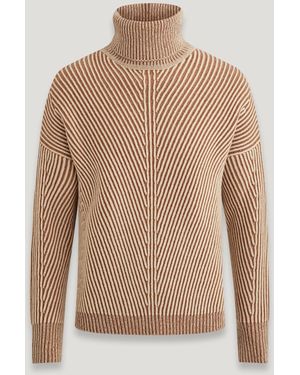 Belstaff Centenary Roll Neck Sweater - Natural