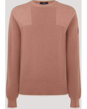 Belstaff Commander Crewneck Jumper - Pink