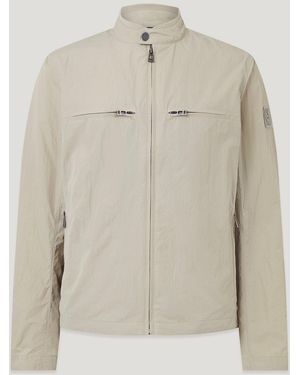Belstaff Men's Grid Jacket Alpha Nylon - Natural
