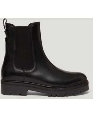 Belstaff Women's Gerrard Boot Polished Leather - Black