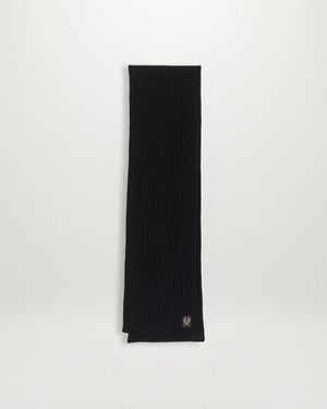 Belstaff Watch Scarf Col - Black