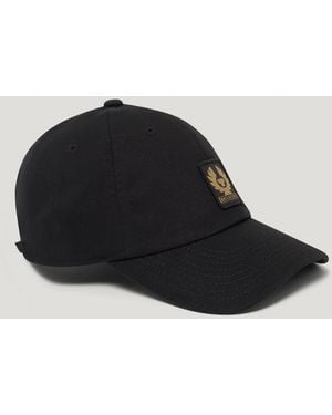Belstaff Unisex Phoenix Logo Cap Cotton - Black