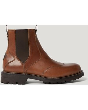 Belstaff Men's Munro Boot Calf Leather - Brown