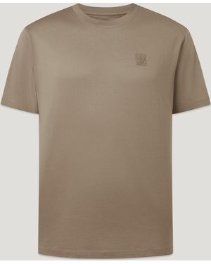 Belstaff Men's Steel T-shirt Cotton Jersey - Natural