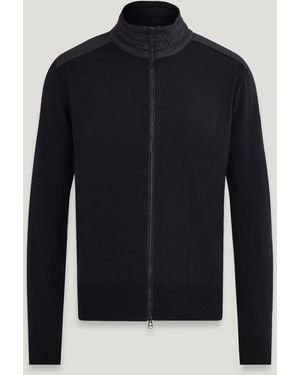 Belstaff Kelby Zip Cardigan - Blue