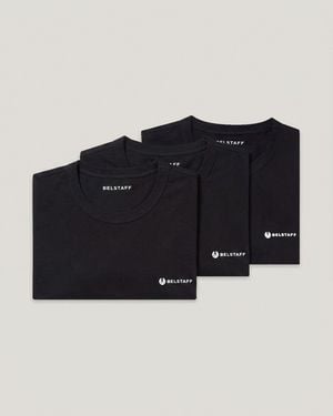 Belstaff Men's 3 Pack T-shirt Cotton Jersey - Blue