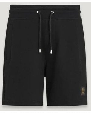 Belstaff Men's Sweatshorts Cotton Fleece - Black