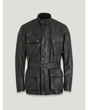 Belstaff Trialmaster Panther Leather Jacket - Black