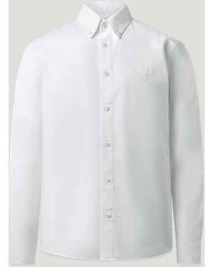 Belstaff Men's Street Shirt Compact Cotton Oxford - White