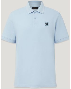 Belstaff Men's Polo Cotton Pique - Blue