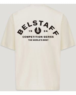 Belstaff Men's Competition T-shirt Cotton Jersey - Natural