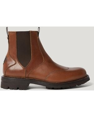 Belstaff Men's Munro Boot Calf Leather - Brown