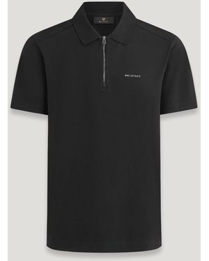 Belstaff Men's Alloy Polo Cotton Jersey - Black