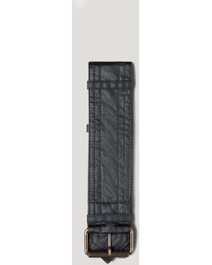 Belstaff Men's Replacement Trialmaster Belt Waxed Cotton Dark Navy Size Uk 36-40 - Multicolour