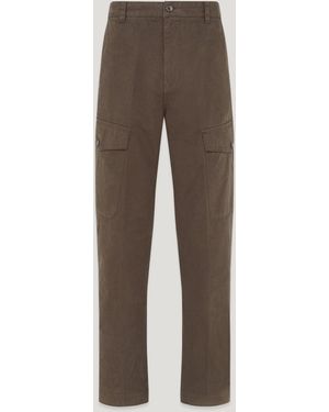 Belstaff Dispatch Cargo Pants Garment Dye Cotton Size Us - Brown