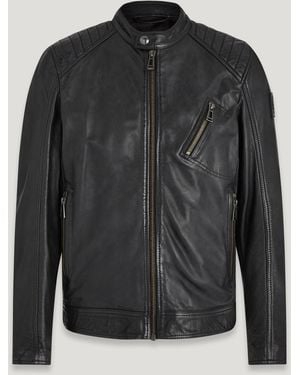 Belstaff Trialmaster Panther Leather Jacket - Black