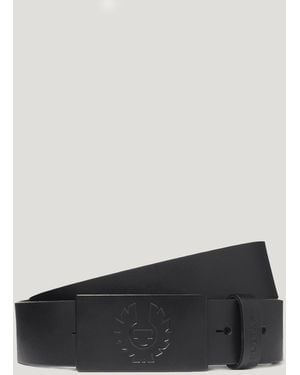 Belstaff Unisex Phoenix Buckle Belt Calf Leather Black / Size L