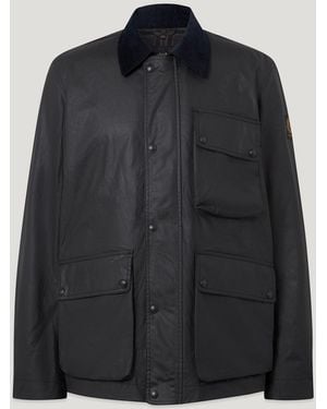 Belstaff Men's Incline Jacket Waxed Cotton - Black