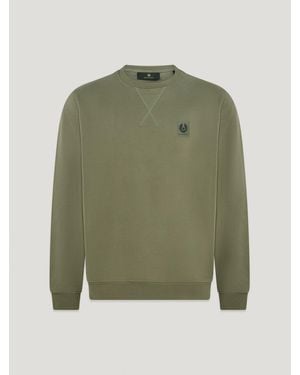 Belstaff Sweatshirt Cotton Fleece - Green