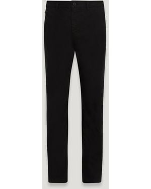 Belstaff Rally Trouser Garment Dye Cotton Size Us - Black